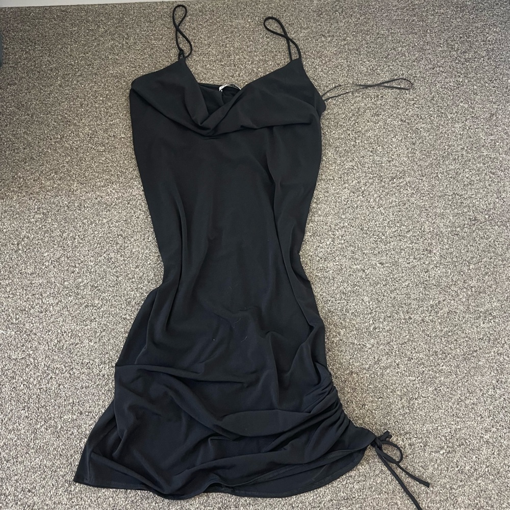 Zara cowl neck midi dress
